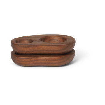 Kubeczek na jajko Cairn 2-pak - Dark brown - ferm LIVING