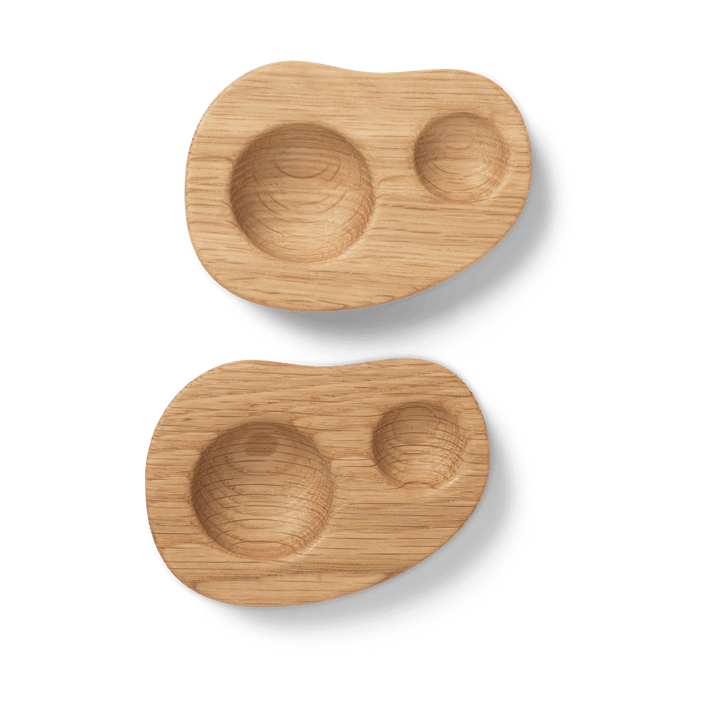 Kubeczek na jajko Cairn 2-pak - Oak - Ferm Living