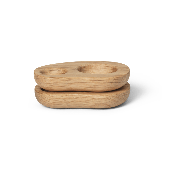 Kubeczek na jajko Cairn 2-pak - Oak - ferm LIVING