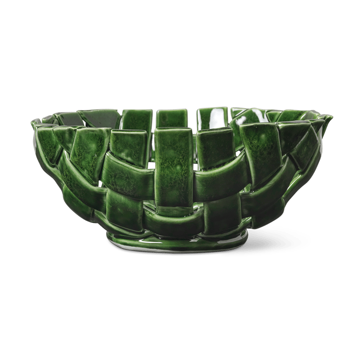 Miska Plait Ø24 cm - Emerald green - ferm LIVING