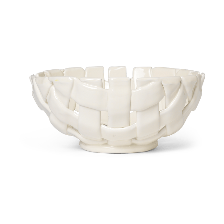 Miska Plait Ø24 cm - Off white - ferm LIVING