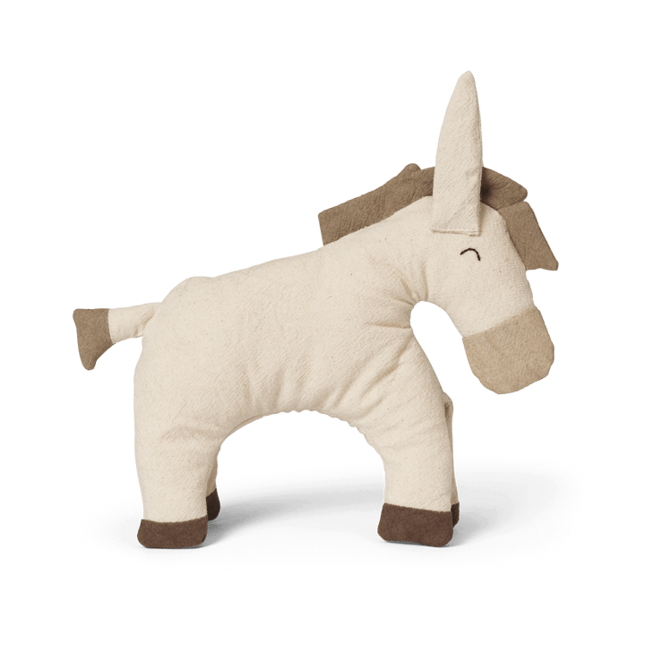 Pluszowe zwierze Donkey - Undyed-dark sand - ferm LIVING