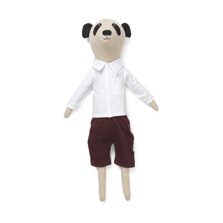 Pluszowy wąż Panda Teddy - Naturalny - Ferm LIVING