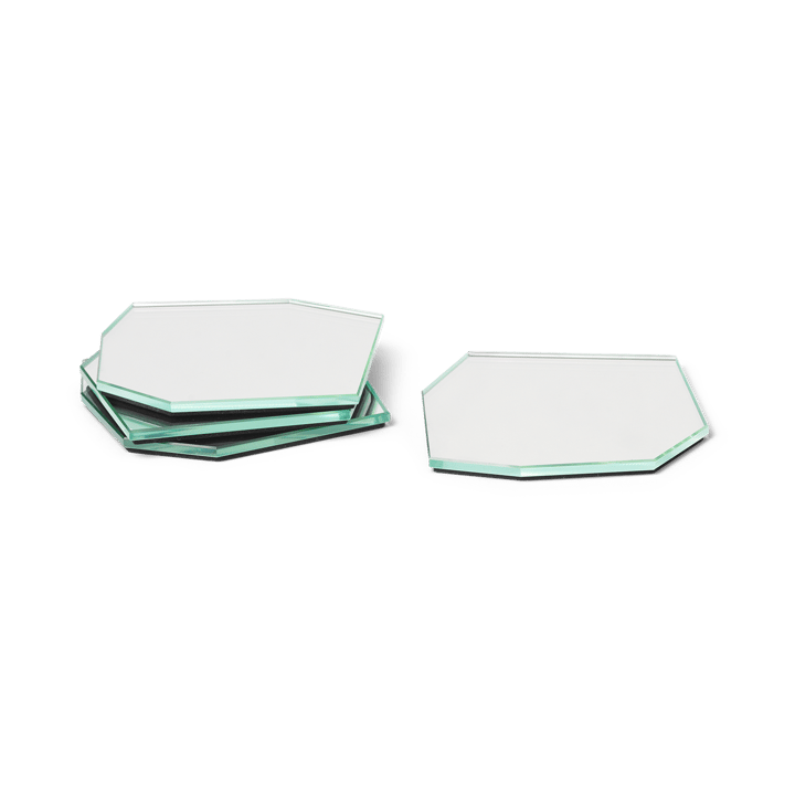 Podkładka pod szklankę Shard 4-pack - Mirror - Ferm LIVING