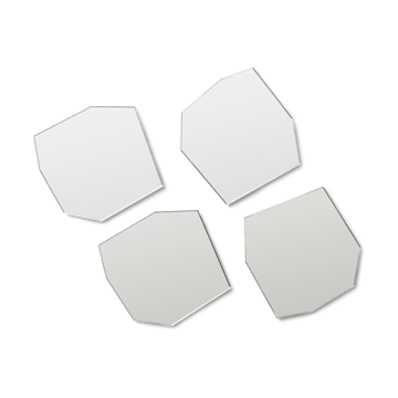 Podkładka pod szklankę Shard 4-pack - Mirror - ferm LIVING