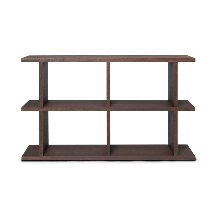 Półka na książki Kona 2x2 - Dark stained - ferm LIVING