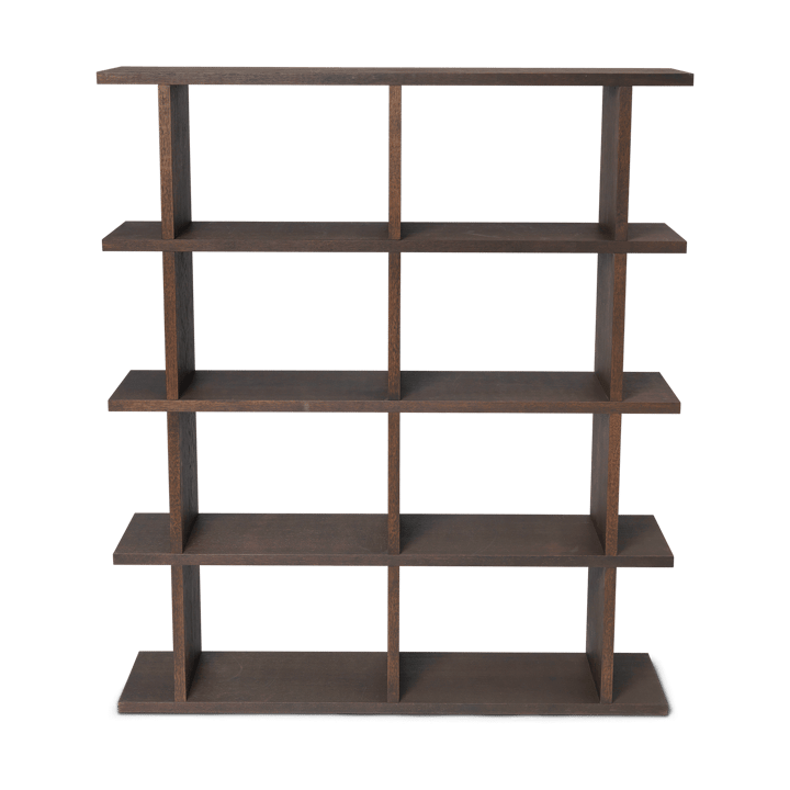 Półka na książki Kona 2x4 - Dark stained - ferm LIVING