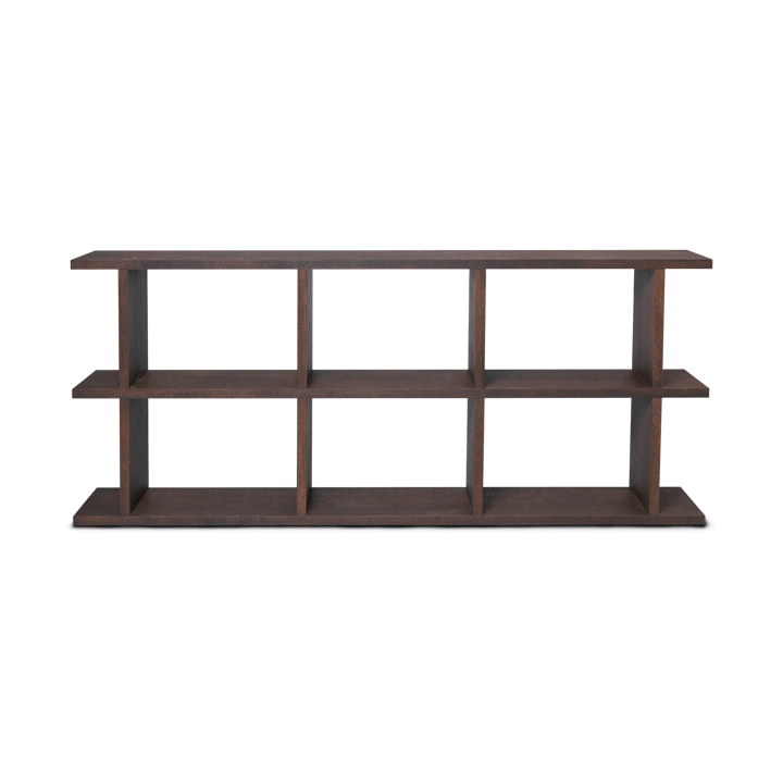 Półka na książki Kona 3x2 - Dark stained - ferm LIVING