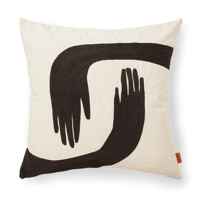 Pose poduszka 50x50 cm - Coffee-undyed - Ferm Living