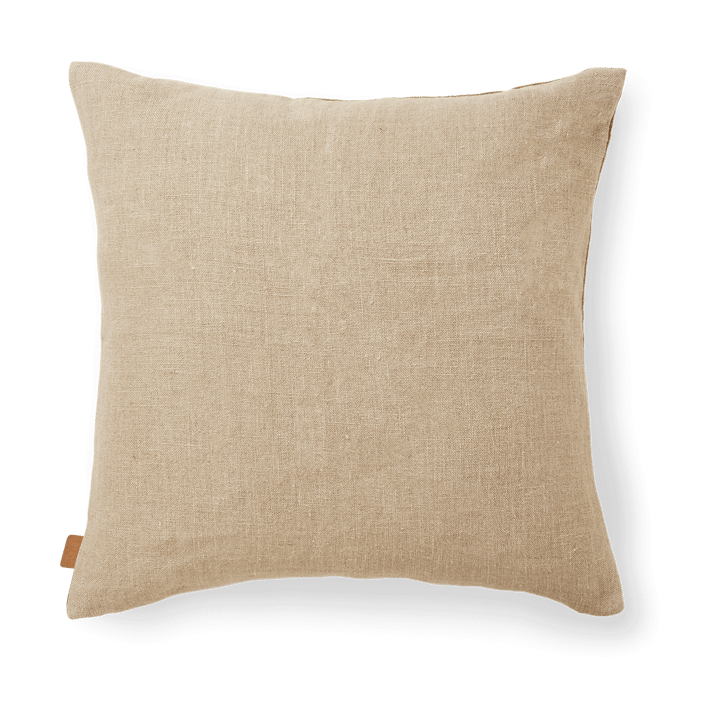 Poszewka Senti Stripe 50x50 cm, Dark sand-linen ferm LIVING