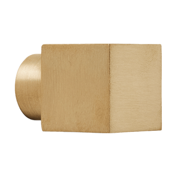 Square wieszak small - Brass - ferm LIVING