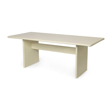 Stół do jadalni Rink small 200x90x74 cm - Eggshell - ferm LIVING