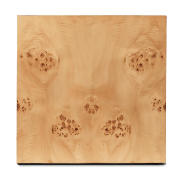 Stolik boczny Burl Cube 40x40 cm - Natural - ferm LIVING