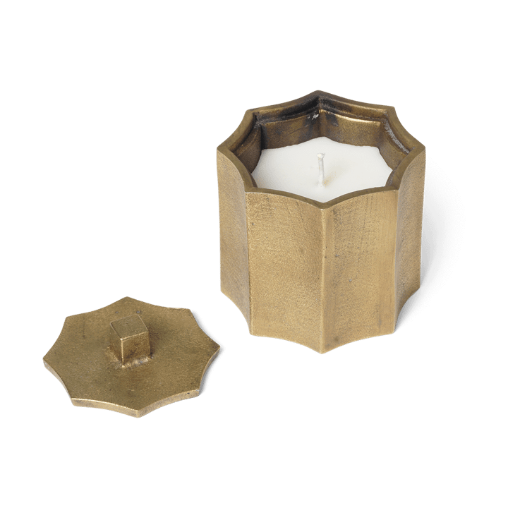 Świeca zapachowa Otte 23 h - Brass finish - Ferm LIVING