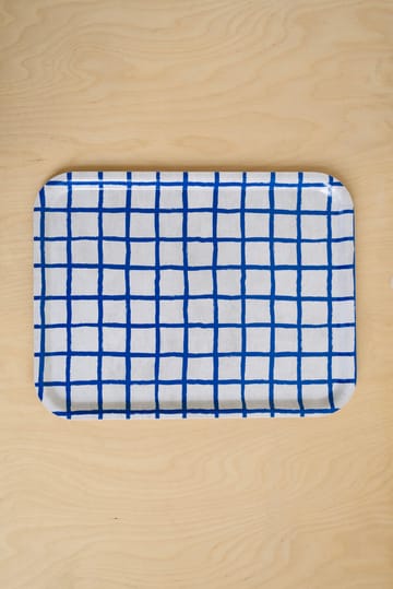 Tacka w kratkę Rutig 33x43 cm - Blue - Fine Little Day