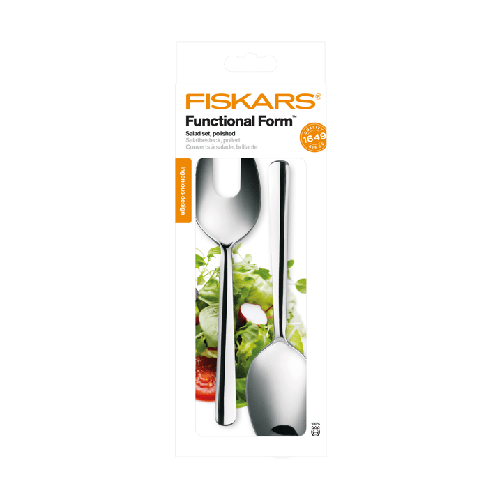 Zestaw sztućców do sałatek Functional Form 2 szt - Blank - Fiskars