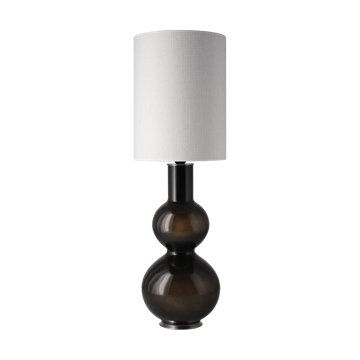 Lampa stołowa Augusta czarna podstawa - Babel Beige L - Flavia Lamps