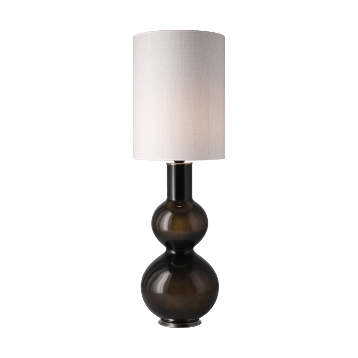 Lampa stołowa Augusta czarna podstawa - Babel Beige L - Flavia Lamps