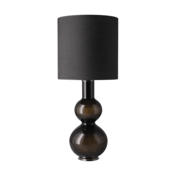 Lampa stołowa Augusta czarna podstawa - Lino Negro M - Flavia Lamps