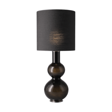 Lampa stołowa Augusta czarna podstawa - Lino Negro M - Flavia Lamps