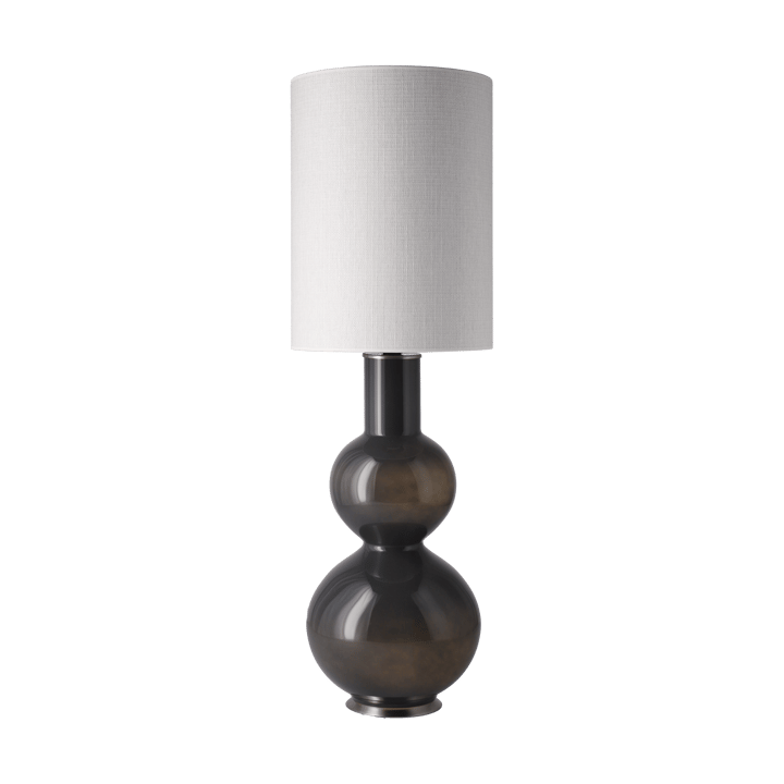 Lampa stołowa Augusta szara podstawa - Babel Beige L - Flavia Lamps