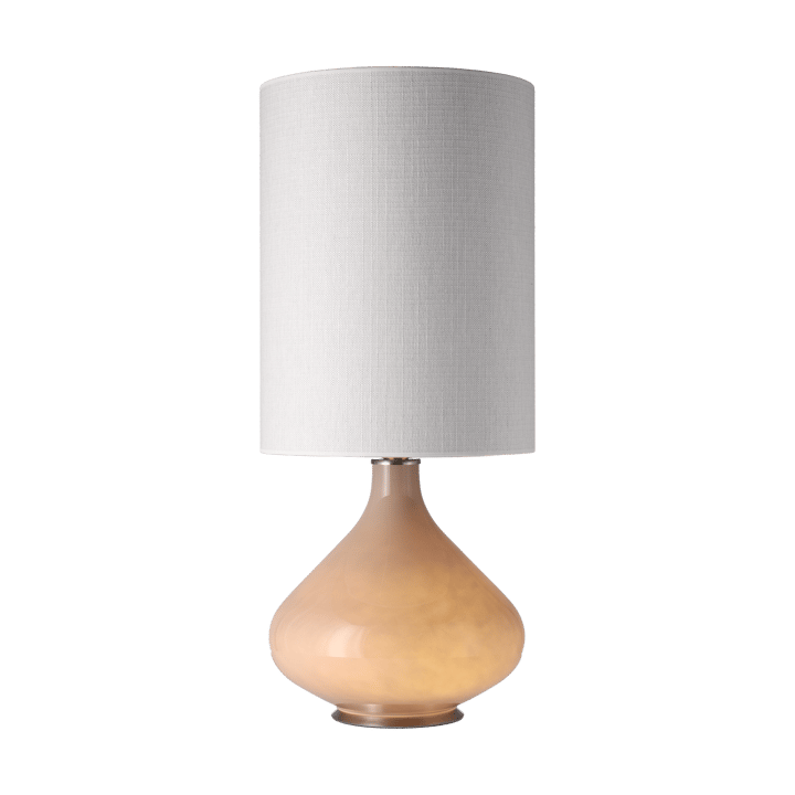 Lampa stołowa Flavia, beżowa podstawa - Babel Beige L - Flavia Lamps