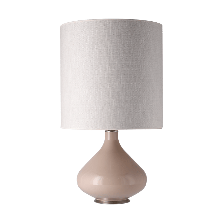 Lampa stołowa Flavia, beżowa podstawa - Babel Beige M - Flavia Lamps