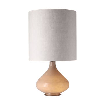 Lampa stołowa Flavia, beżowa podstawa - Babel Beige M - Flavia Lamps