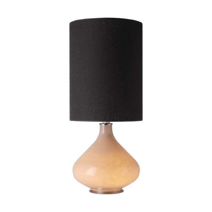 Lampa stołowa Flavia, beżowa podstawa - Lino Negro L - Flavia Lamps