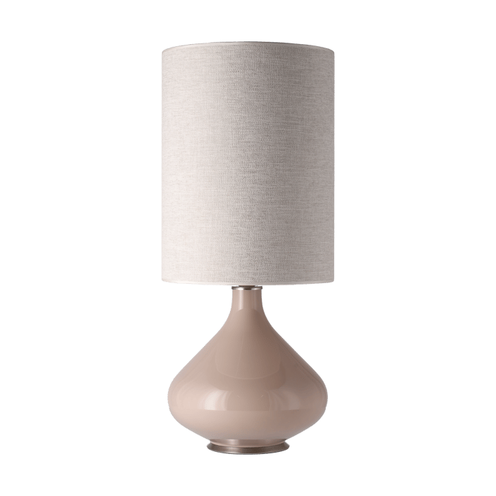 Lampa stołowa Flavia, beżowa podstawa - London Beige L - Flavia Lamps