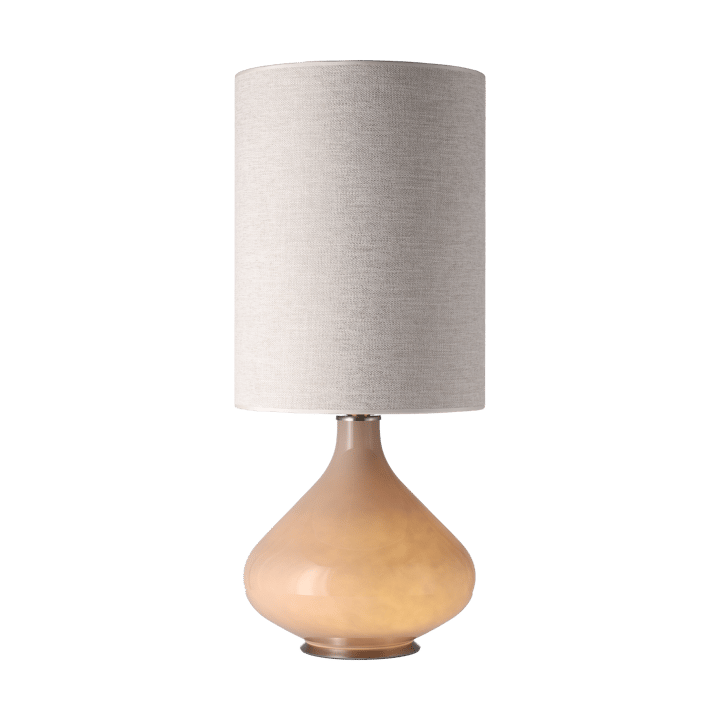 Lampa stołowa Flavia, beżowa podstawa - London Beige L - Flavia Lamps