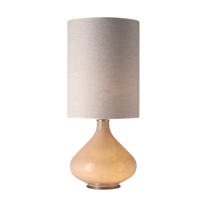 Lampa stołowa Flavia, beżowa podstawa - London Beige L - Flavia Lamps