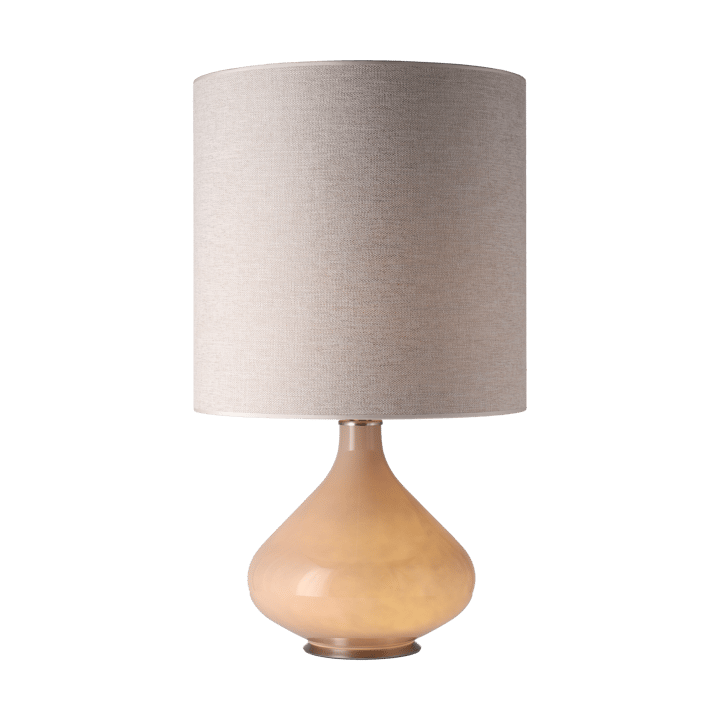 Lampa stołowa Flavia, beżowa podstawa - London Beige M - Flavia Lamps