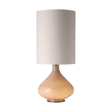 Lampa stołowa Flavia, beżowa podstawa - Milano Tostado L - Flavia Lamps