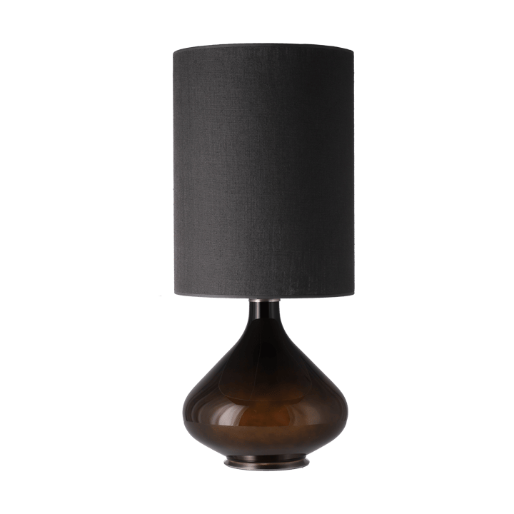 Lampa stołowa Flavia, czarna podstawa - Lino Negro L - Flavia Lamps