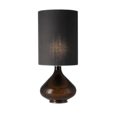 Lampa stołowa Flavia, czarna podstawa - Lino Negro L - Flavia Lamps