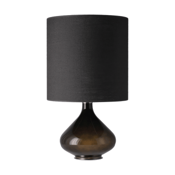 Lampa stołowa Flavia, czarna podstawa - Lino Negro M - Flavia Lamps