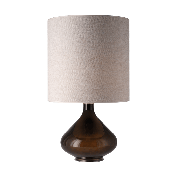 Lampa stołowa Flavia, czarna podstawa - London Beige M - Flavia Lamps