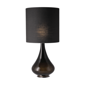 Lampa stołowa Renata, czarna podstawa - Lino Negro M - Flavia Lamps