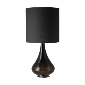 Lampa stołowa Renata, czarna podstawa - Lino Negro M - Flavia Lamps