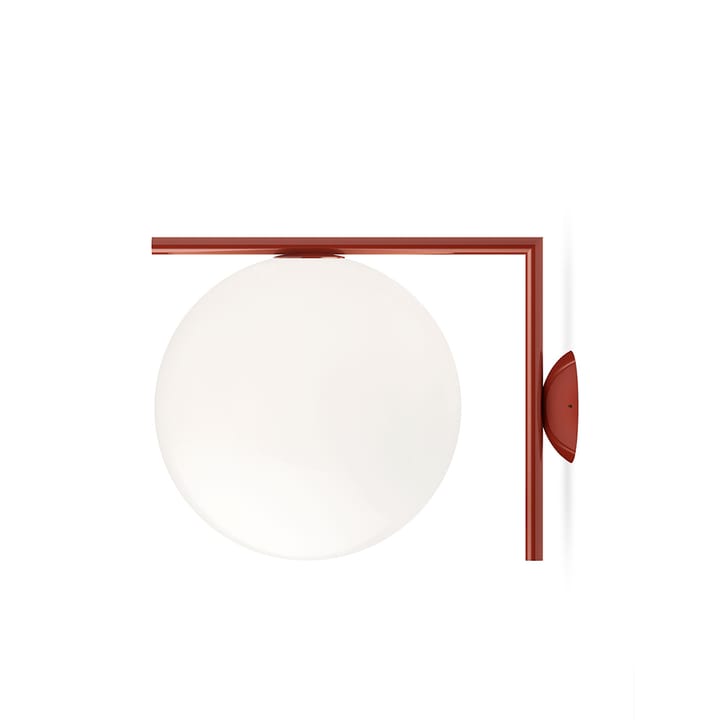 Kinkiet IC lights C/W1 - Burgundy, opal - Flos