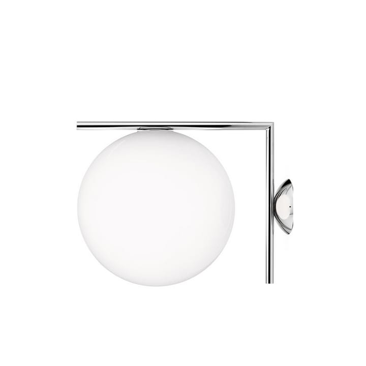 Kinkiet IC lights C/W1 - Chrome, opal - Flos