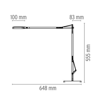 Lampa stołowa Kelvin T LED - Antracyt - Flos