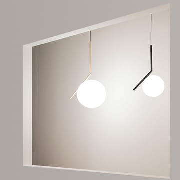 Lampa sufitowa IC lights S2 - Szczotkowany mosiądz, opal - Flos