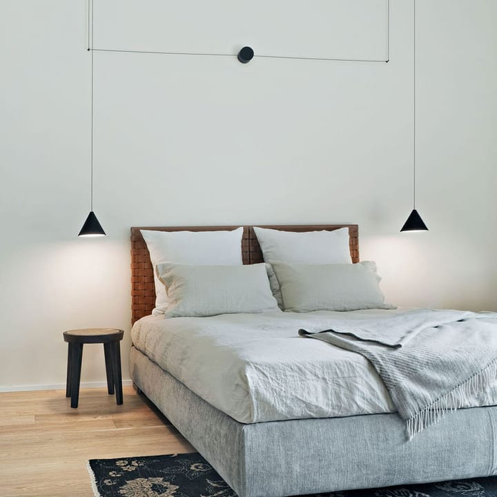 Lampa sufitowa String Light Cone - Biały, kabel 12 m - Flos