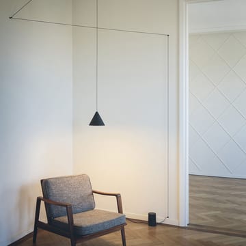 Lampa sufitowa String Light Cone - Biały, kabel 12 m - Flos