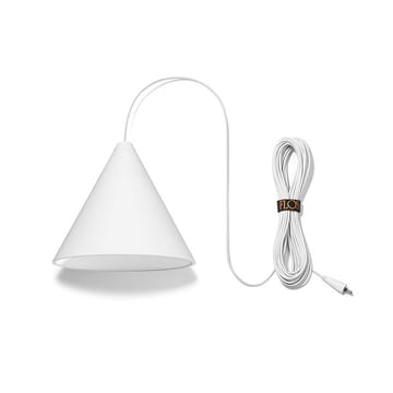 Lampa sufitowa String Light Cone - Biały, kabel 12 m - Flos