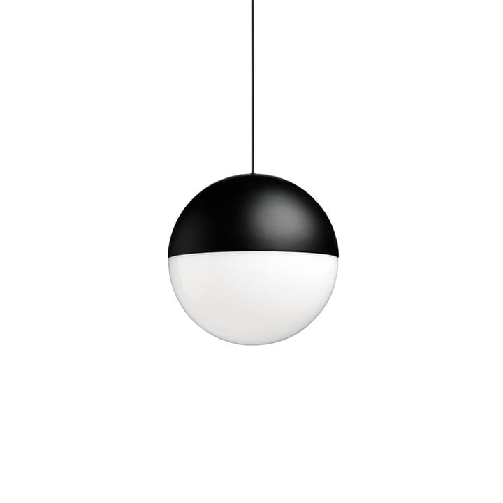 Lampa sufitowa String Light Sphere - Czarny, kabel 12 m - Flos