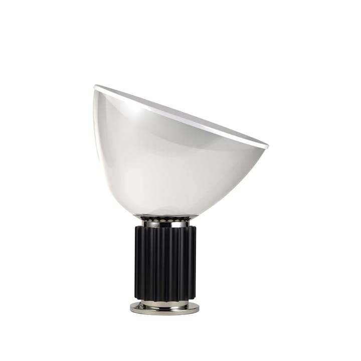 Taccia Small lampa stołowa LED 48,5 cm - Czarny, szklana kopuła - Flos