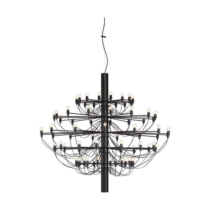 Żyrandol  2097 Sarfatti LED - Czarny matowy 75 lamps - Flos